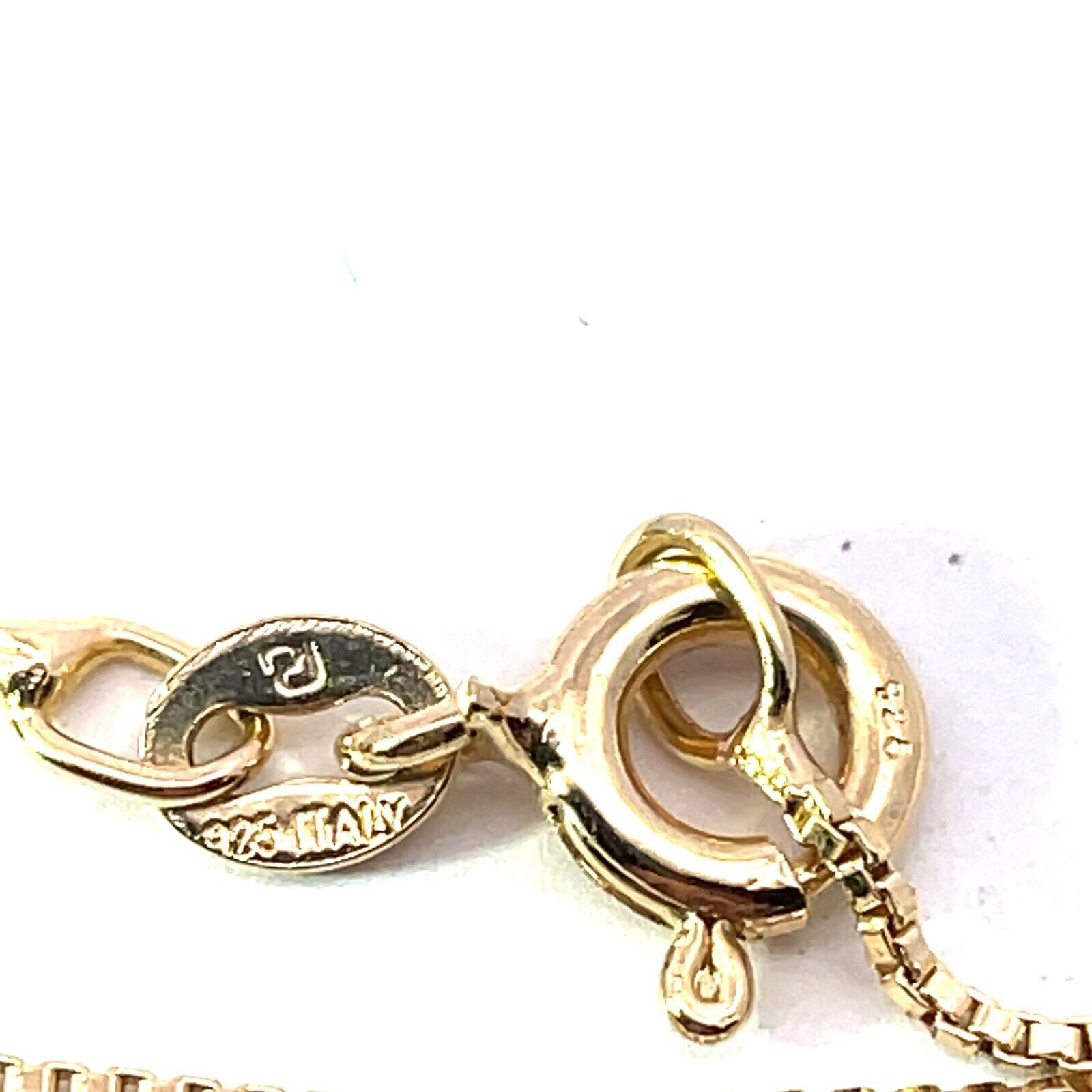 Ross Simons 18 Inch Gold Vermeil Necklace with Onyx Heart Pendant - Image 4