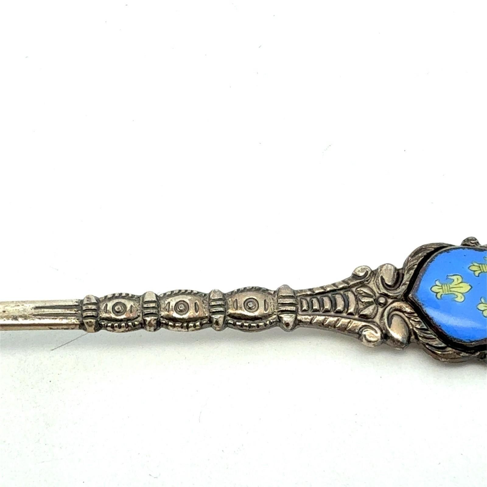 Vintage 800 Silver Wiesbaden Souvenir Spoon with Box, 7.9g - Image 8