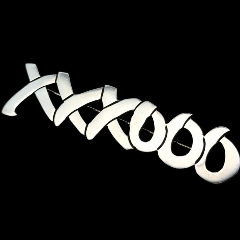 Taxco Mexico .925 Sterling Silver Hugs & Kisses Lin, 14.7g