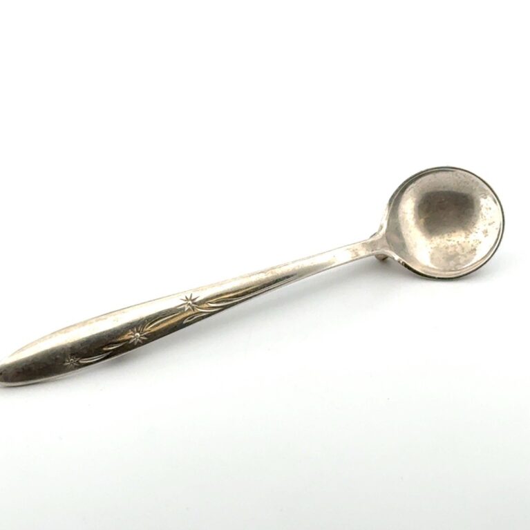 Vintage Gorham Sterling 925 Celeste Pattern Mini Spoon Brooch/Pin 5.1g