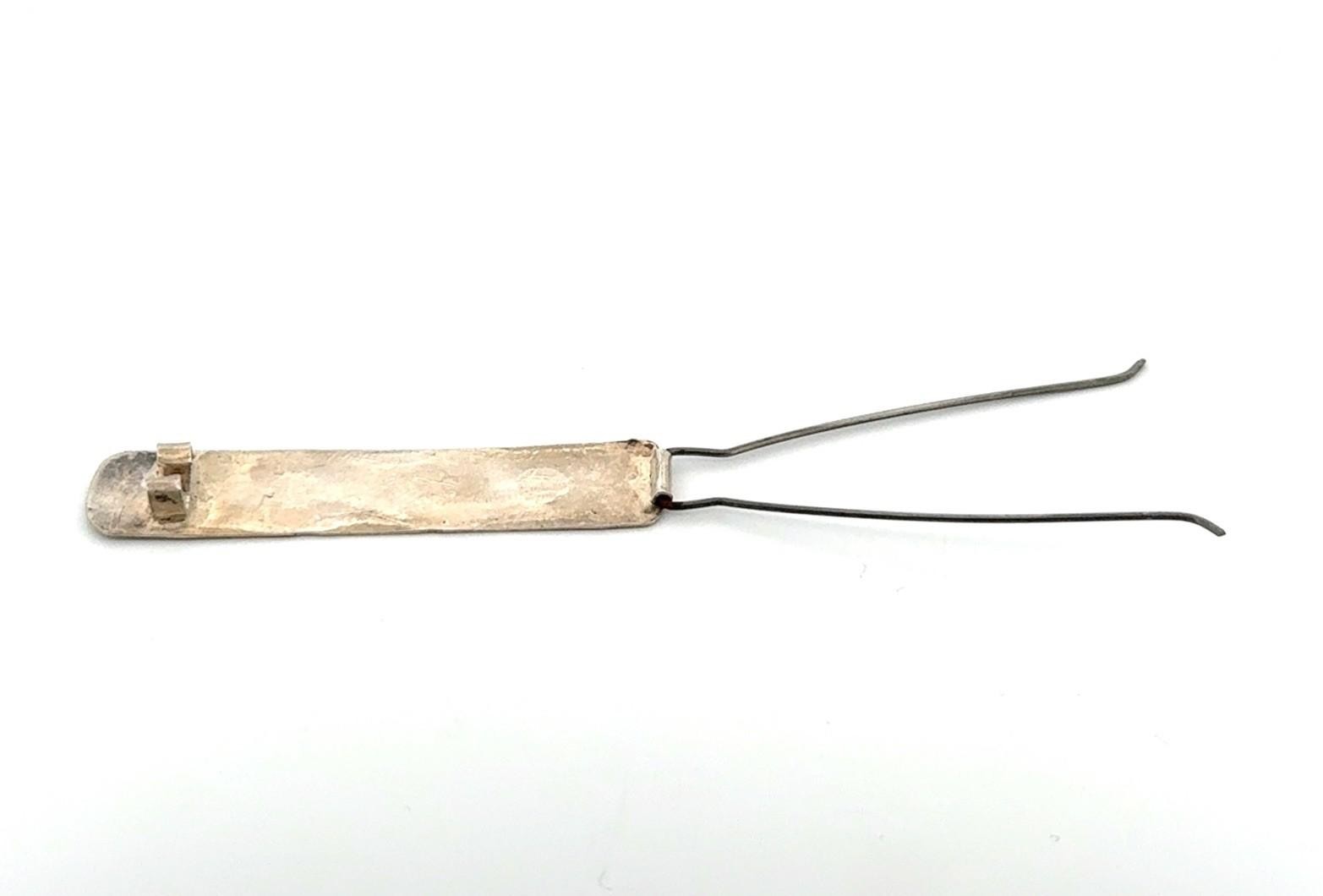 2.5” Vintage Navajo 925 Sterling Silver Hair Barrette 5.1g - Image 7