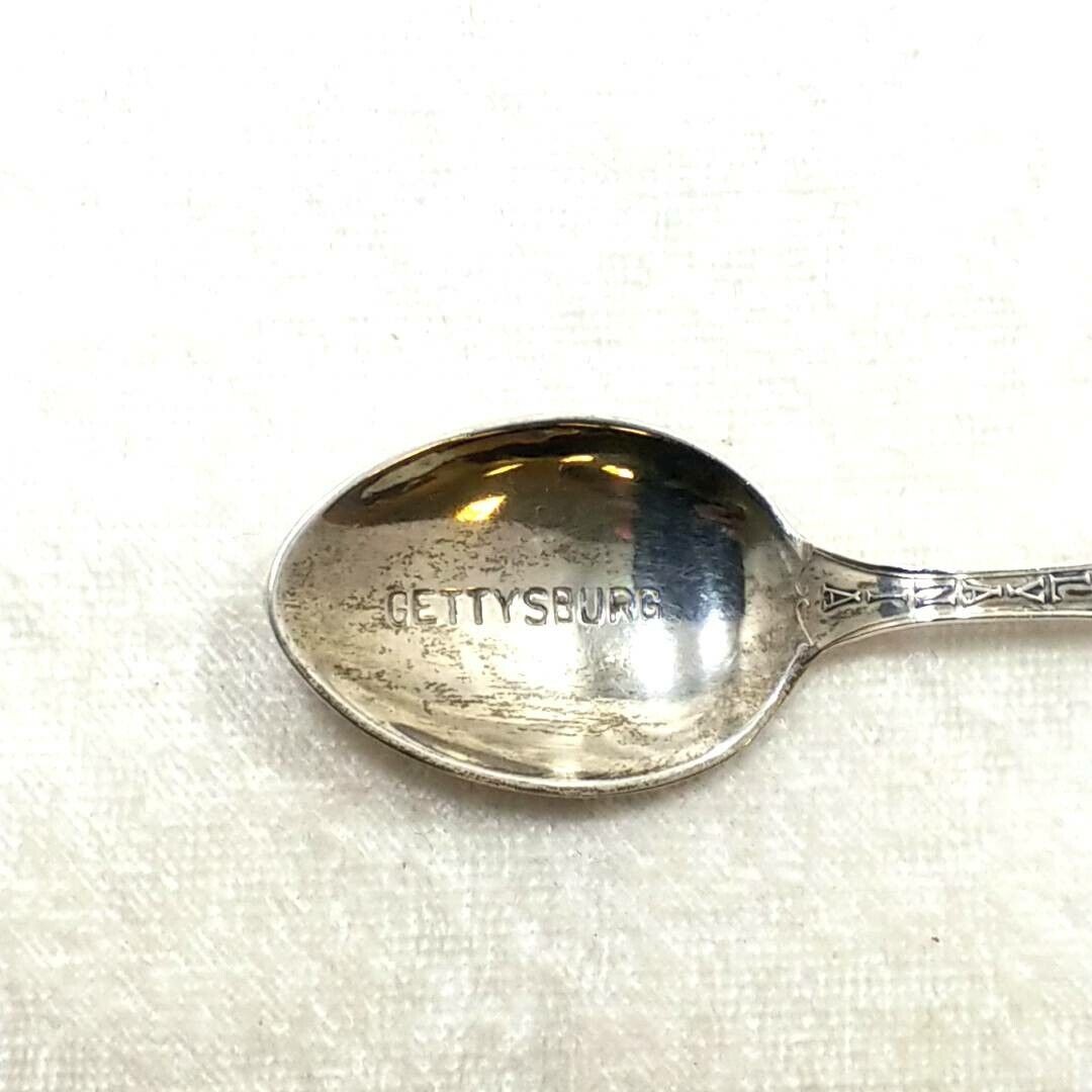 Sterling Silver Gettysburg, Pennsylvania Souvenir 4" Spoon State Capitol - Image 3