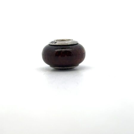 Pandora .925 ALE Murano Muirapiranga Wooden Bead Charm