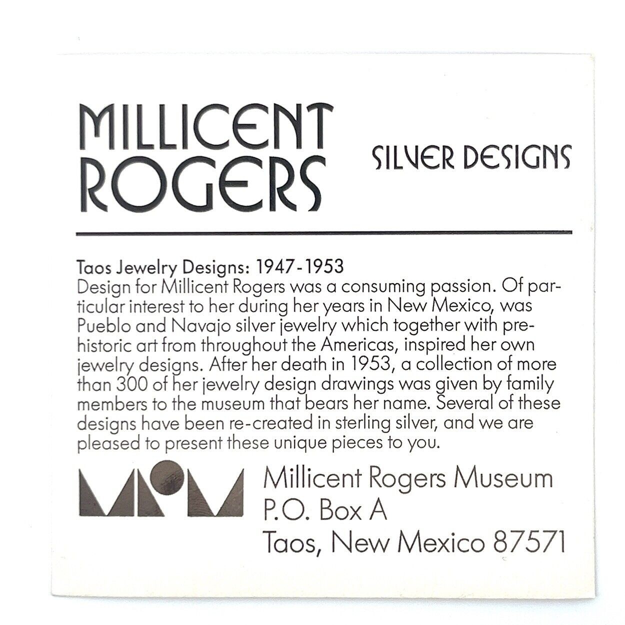 Millicent Rogers Museum 925 Sterling Silver & Amethyst Smiling Face Brooch 46.4g - Image 8