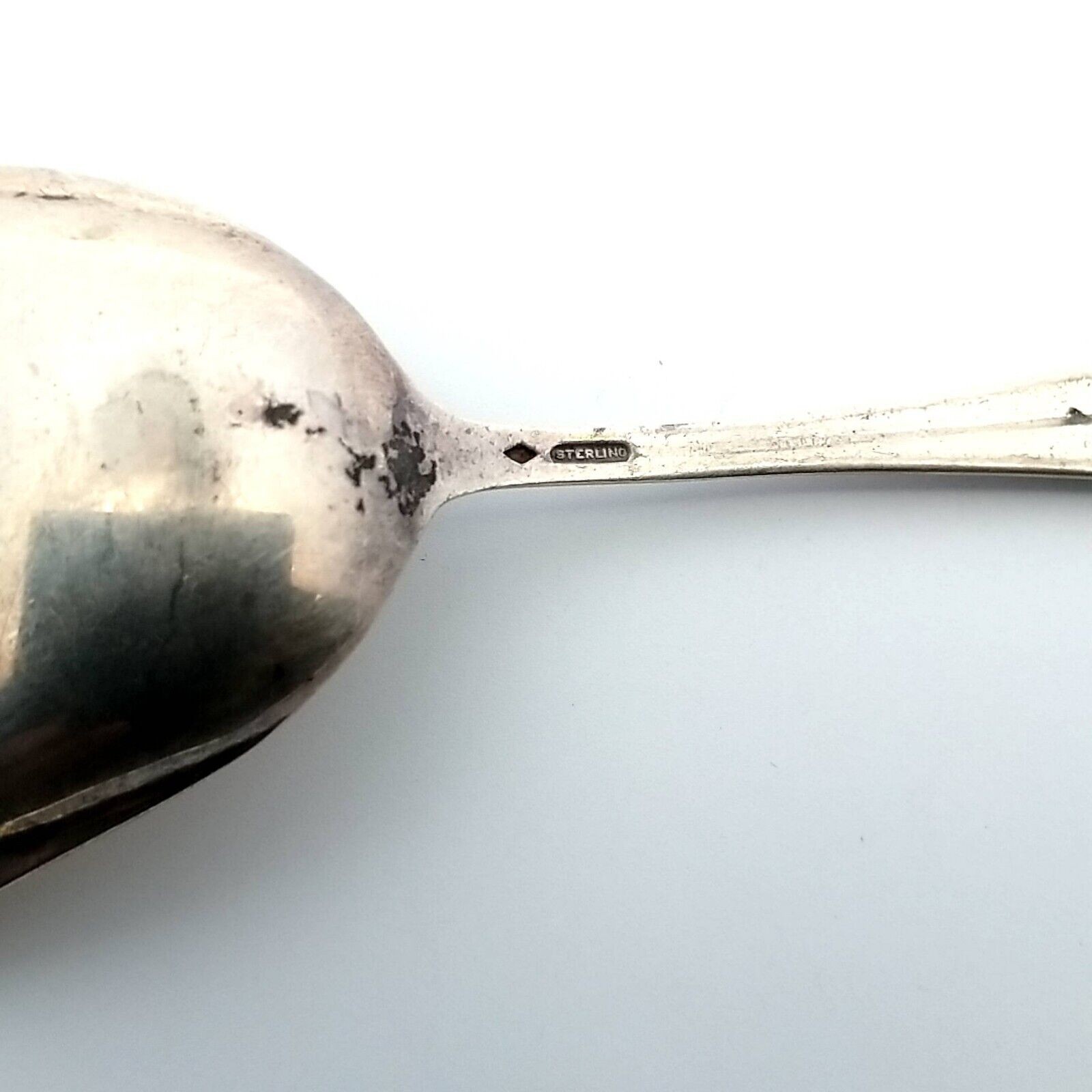 Sterling Silver Natural Bridge Virginia Souvenir 4.25" Spoon 14.9 Grams - Image 2