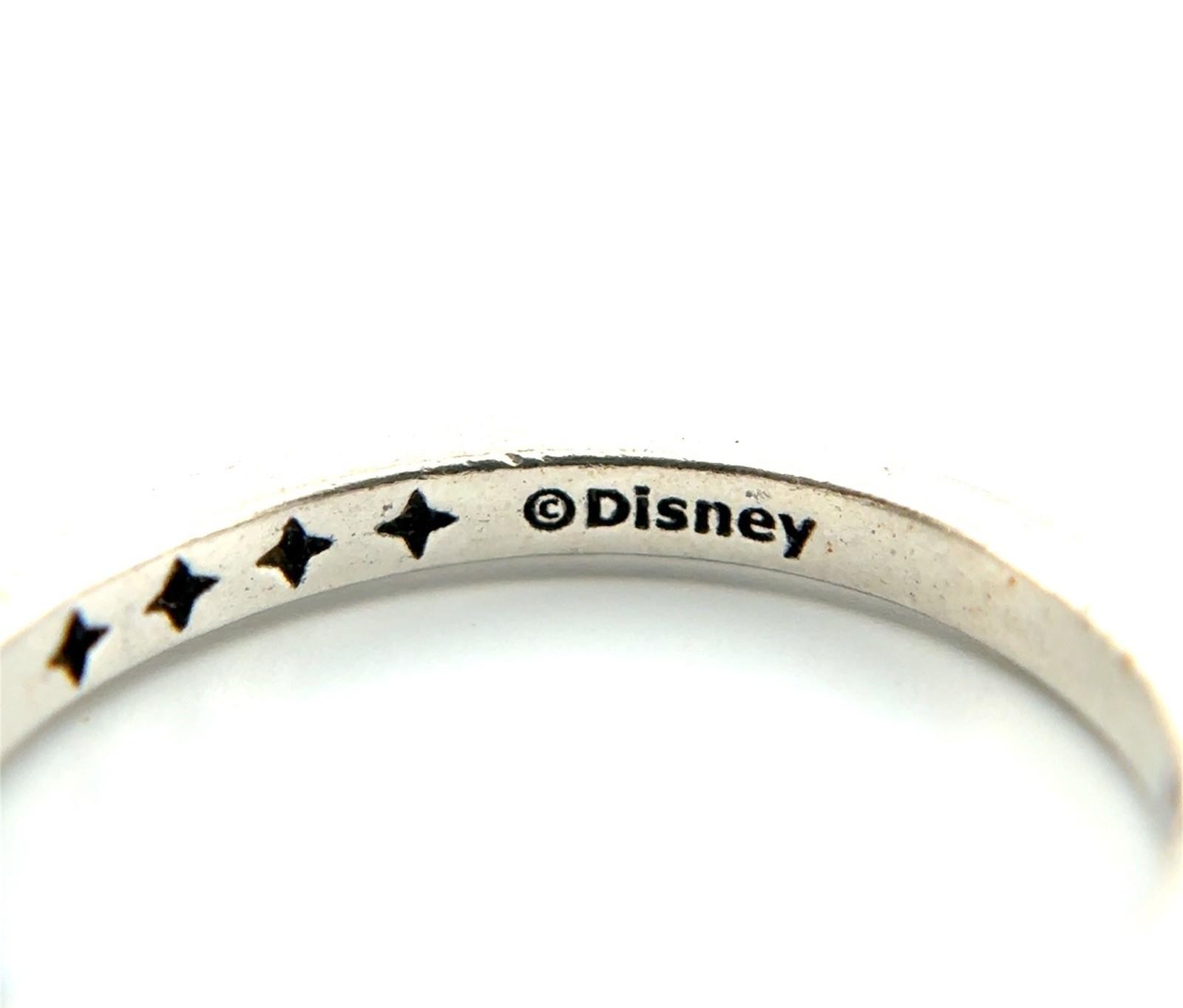 Size: 5.5 Pandora S925 ALE Disney Tiara Green Crystal Ring 2.1g - Image 7
