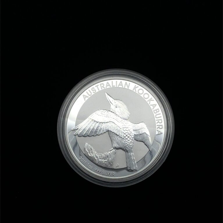2011 Australian Kookaburra .999 Fine Silver $1 Dollar 1 Oz Coin