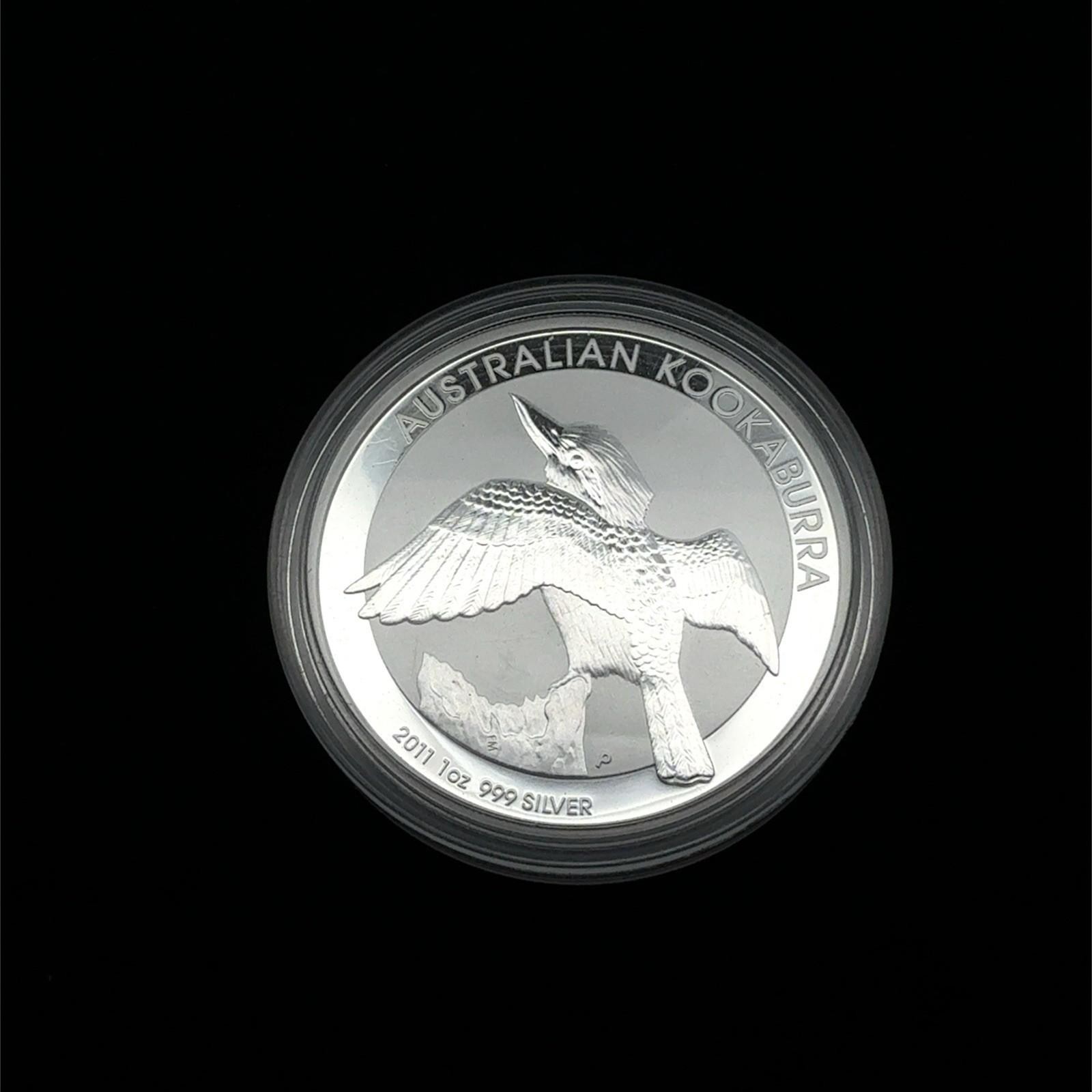 2011 Australian Kookaburra .999 Fine Silver $1 Dollar 1 Oz Coin - Image 2