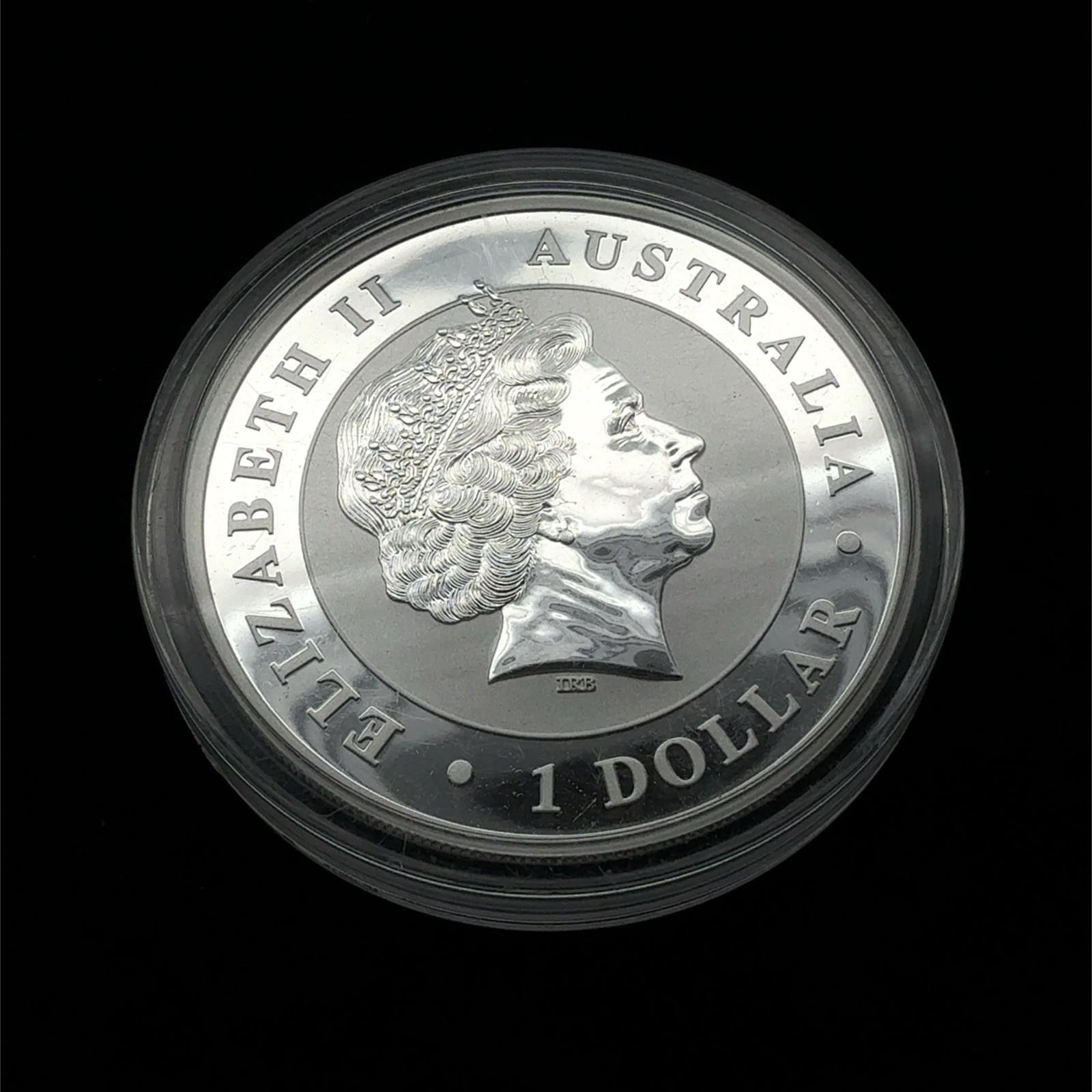 2011 Australian Kookaburra .999 Fine Silver $1 Dollar 1 Oz Coin - Image 3
