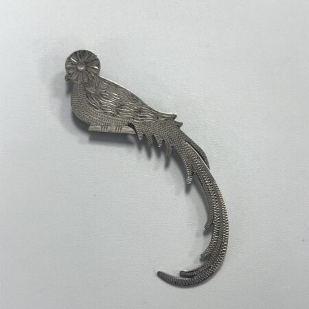 Vintage Sterling Silver Peacock Brooch/Pin 11.5 Grams