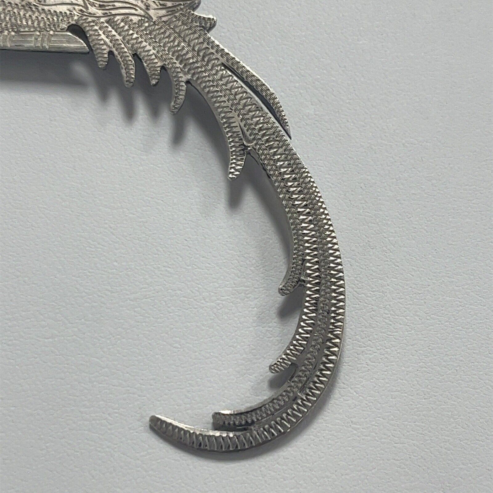 Vintage Sterling Silver Peacock Brooch/Pin 11.5 Grams - Image 3