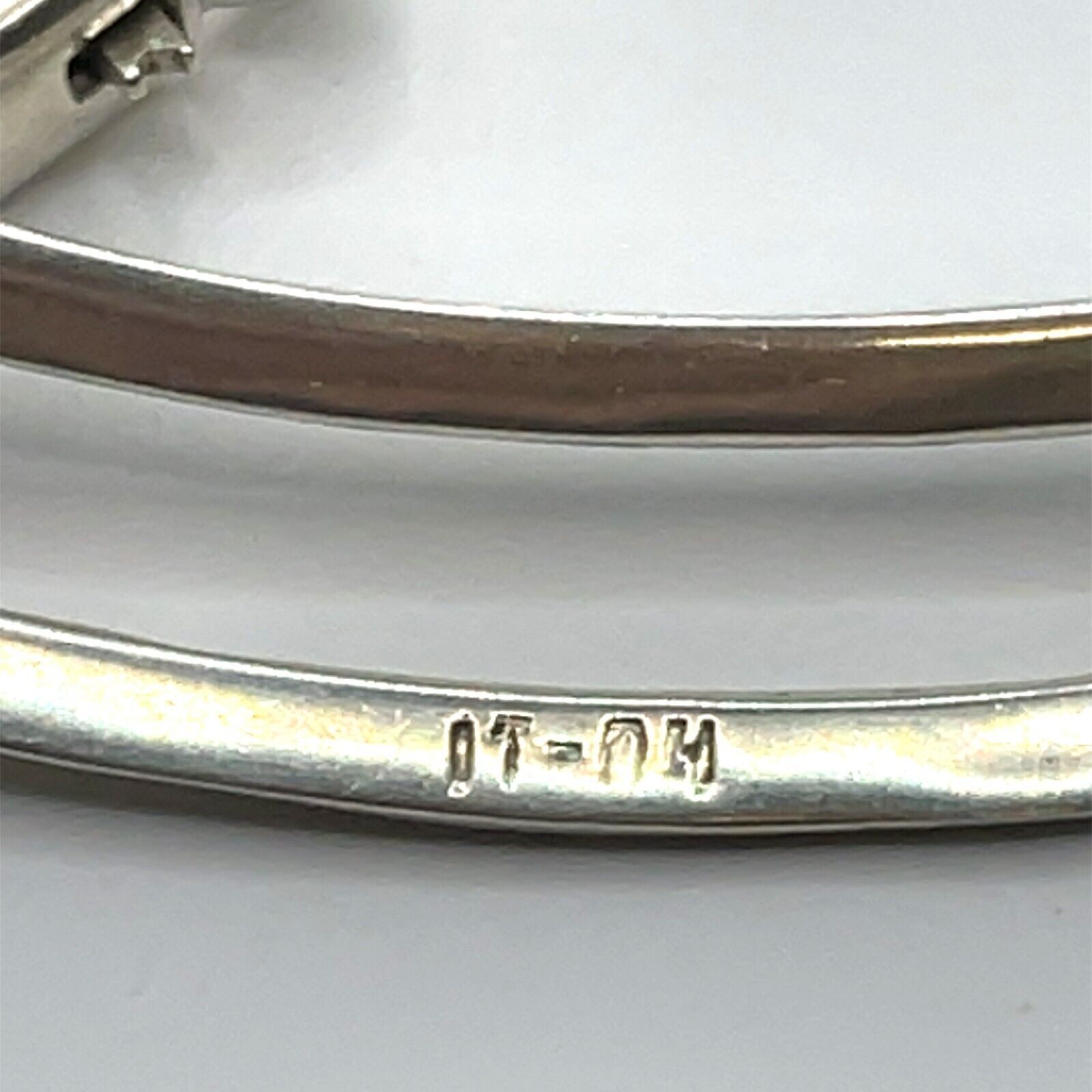 Sterling Silver and Brass Link 18 Inch Necklace - Made in Mexico - Image 5
