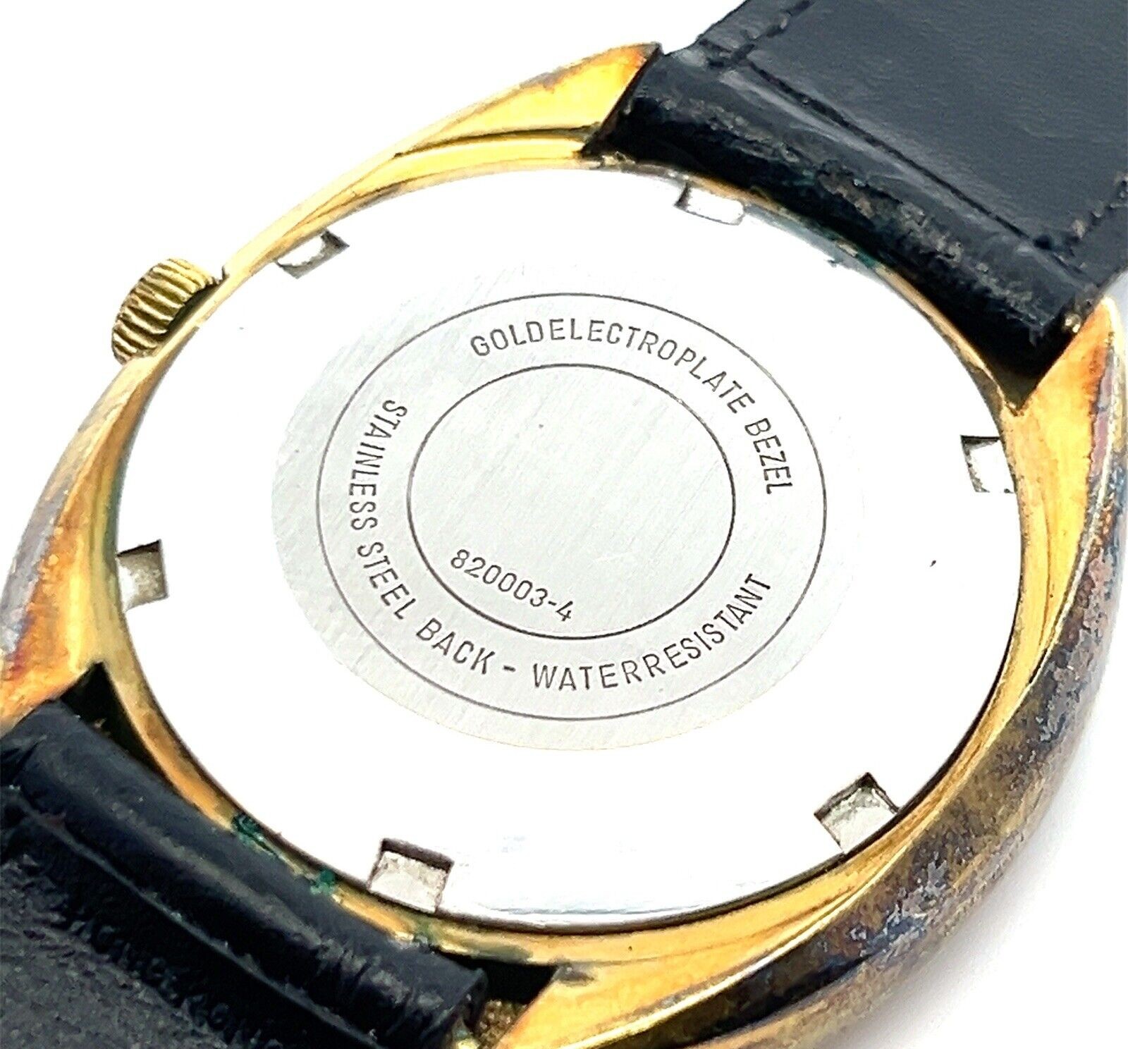 Vintage 38mm Hamilton Self-Winding Swiss Made Oval Case Green Dial 820003-4 - Image 5