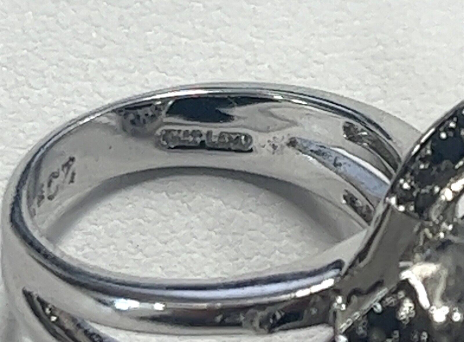 CWE Charles Winston .925 Sterling Silver Cubic Zirconia Pearl Ring Size: 6 - Image 5