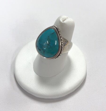 Barse .925 Sterling Silver Ring Turquoise Size: 7