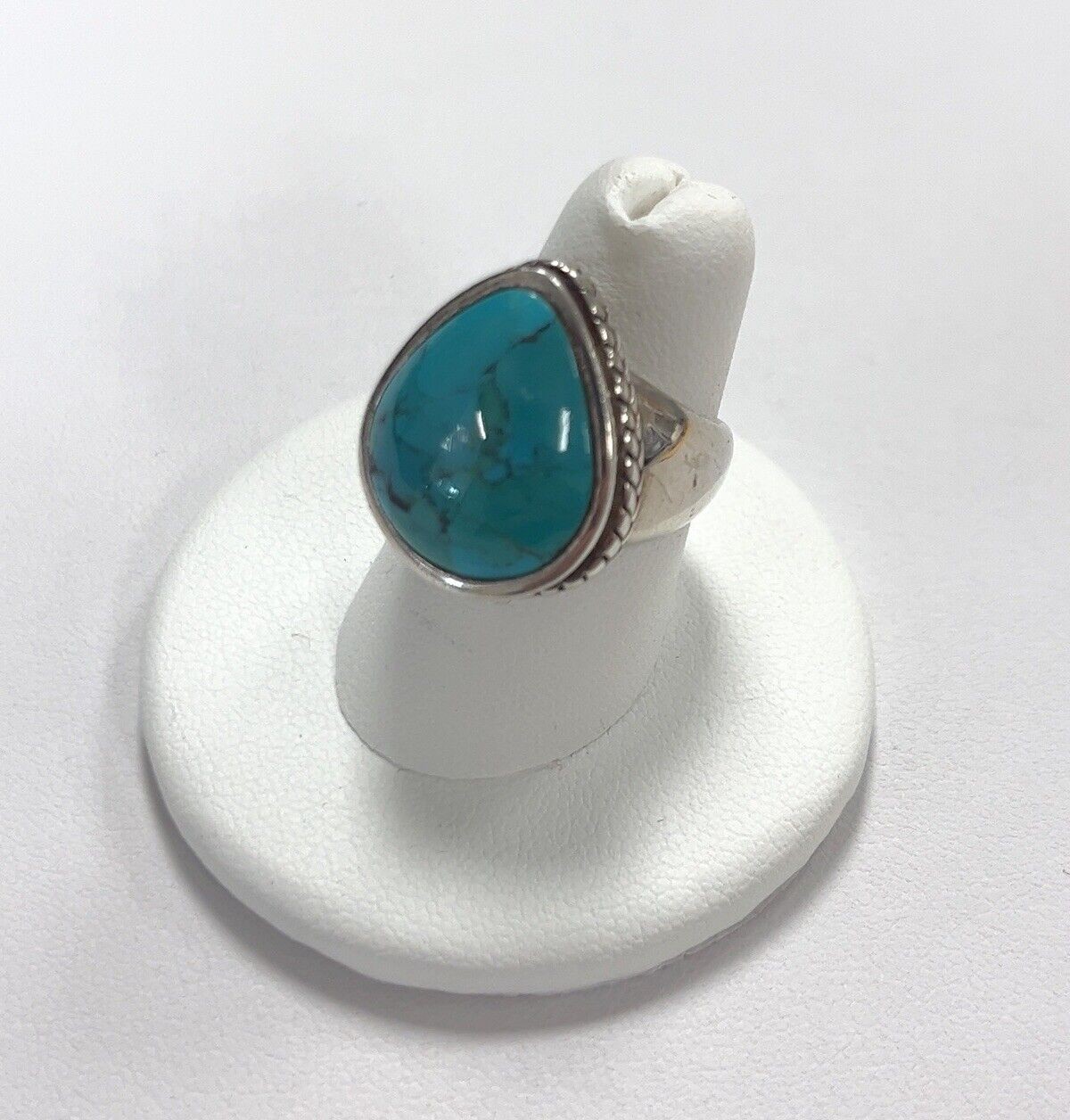 Barse .925 Sterling Silver Ring Turquoise Size: 7