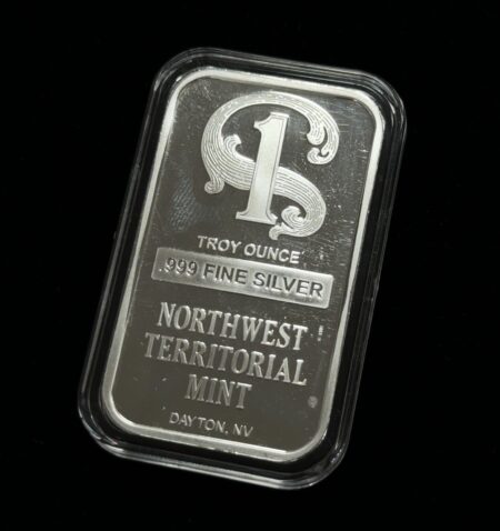 NWTM (Northwest Territorial Mint) 1oz .999 Fine Silver Bar in Capsule