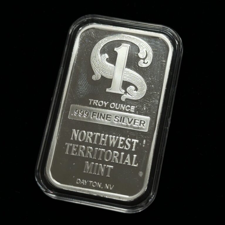 NWTM (Northwest Territorial Mint) 1oz .999 Fine Silver Bar in Capsule