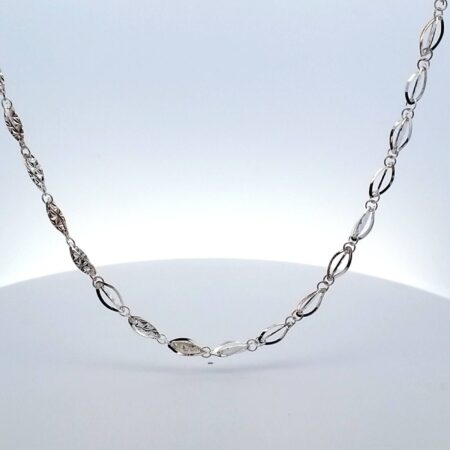 Milor 925 Sterling Silver Diamond Cut 20" Necklace 9.8 Grams