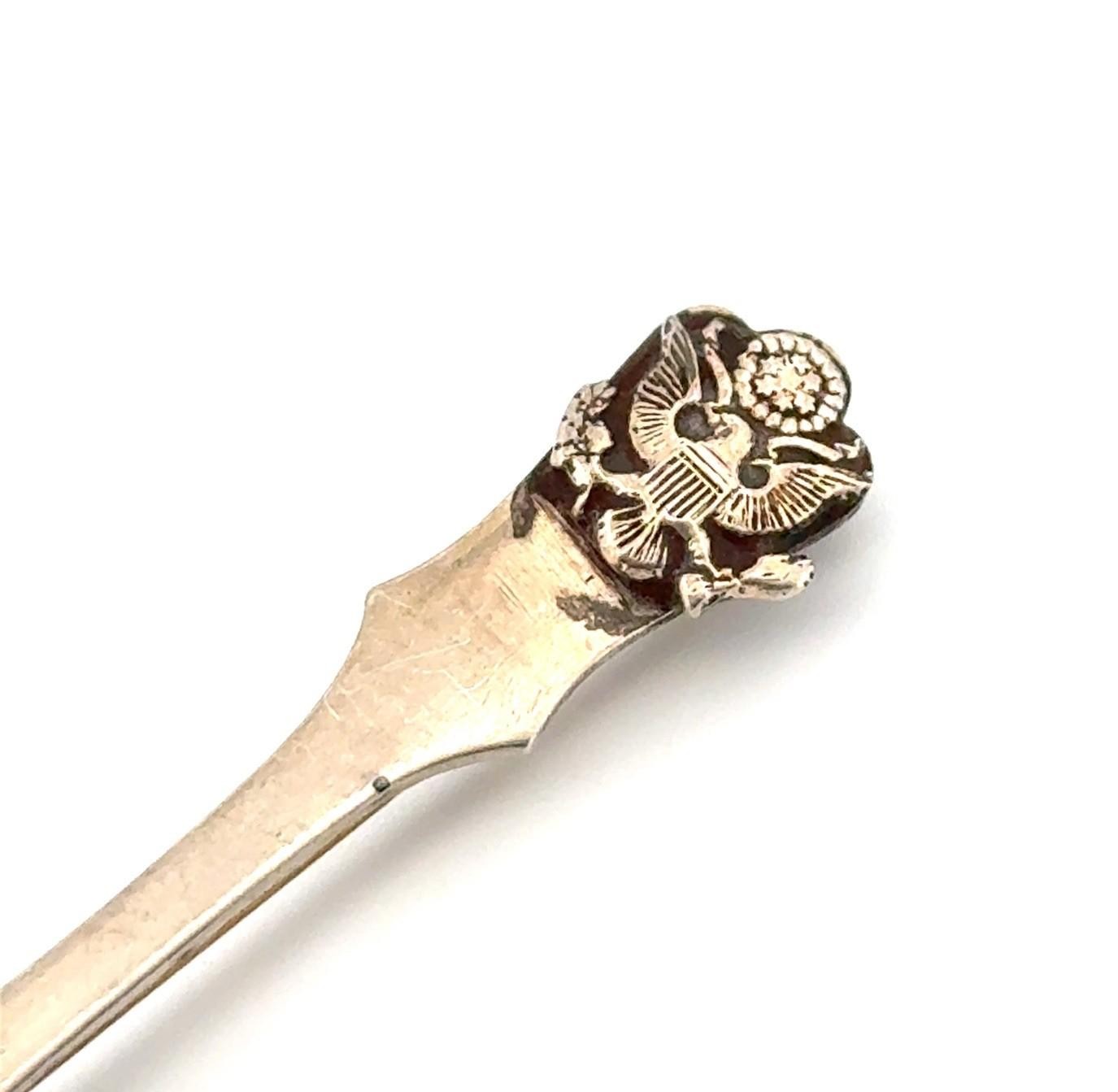 2.5” Great Seal of U.S. 925 Sterling Silver Pin 5.6g - Image 2