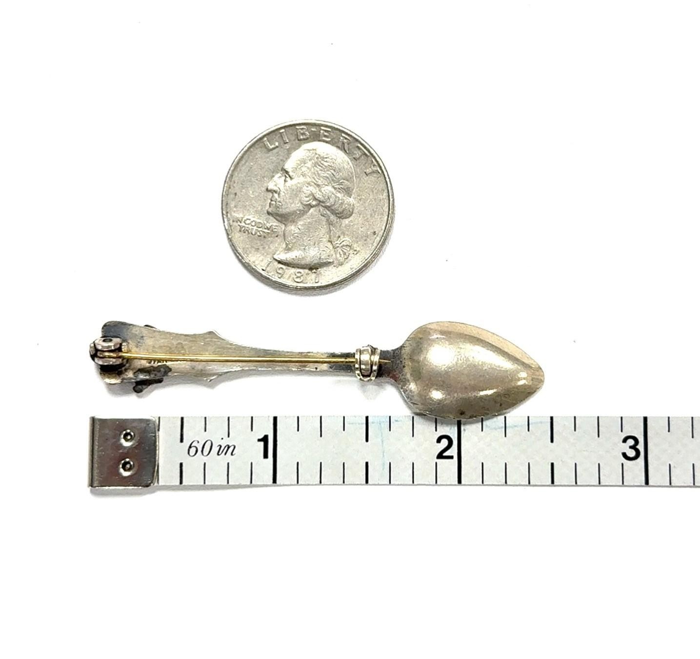 2.5” Great Seal of U.S. 925 Sterling Silver Pin 5.6g - Image 8
