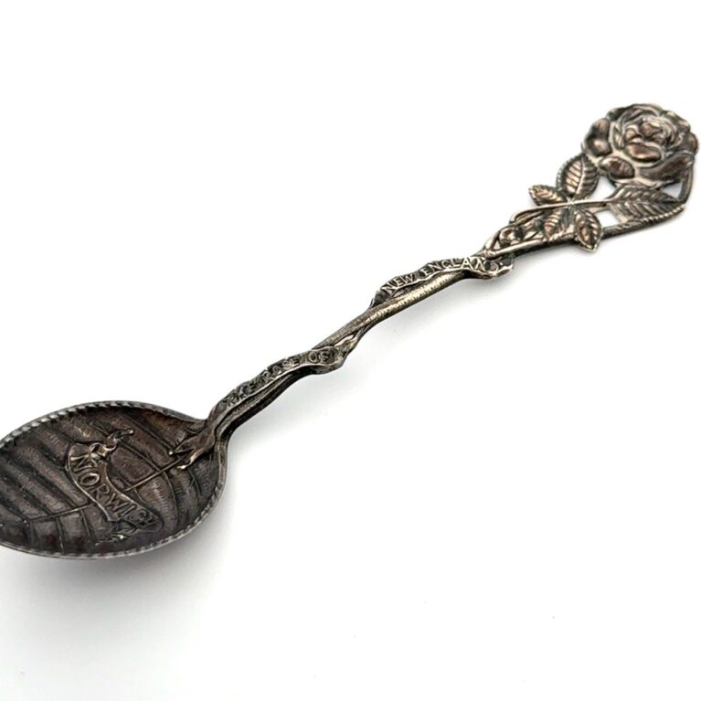 4.5” G.C. Bliss 925 Sterling Silver Norwich New England Souvenir Spoon 13.3g