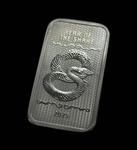 2025 Year Of The Snake 5oz .999 Fine Silver Bar Proof Details