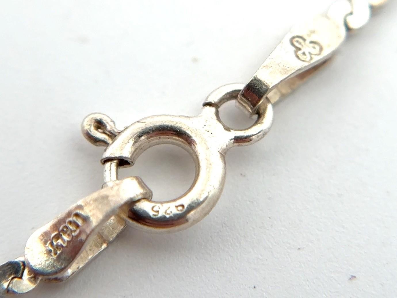 18” .925 Sterling Silver Baltic Amber Pendant Necklace, 4.8g - Image 6