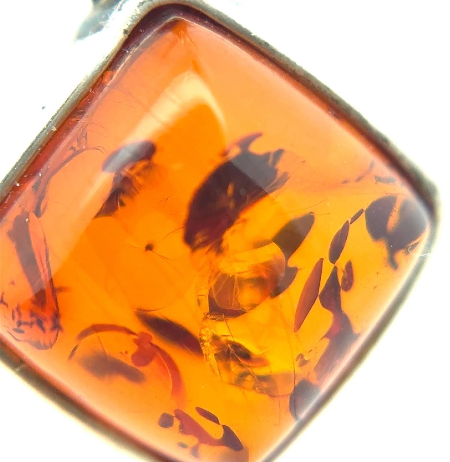 18” .925 Sterling Silver Baltic Amber Pendant Necklace, 4.8g - Image 7