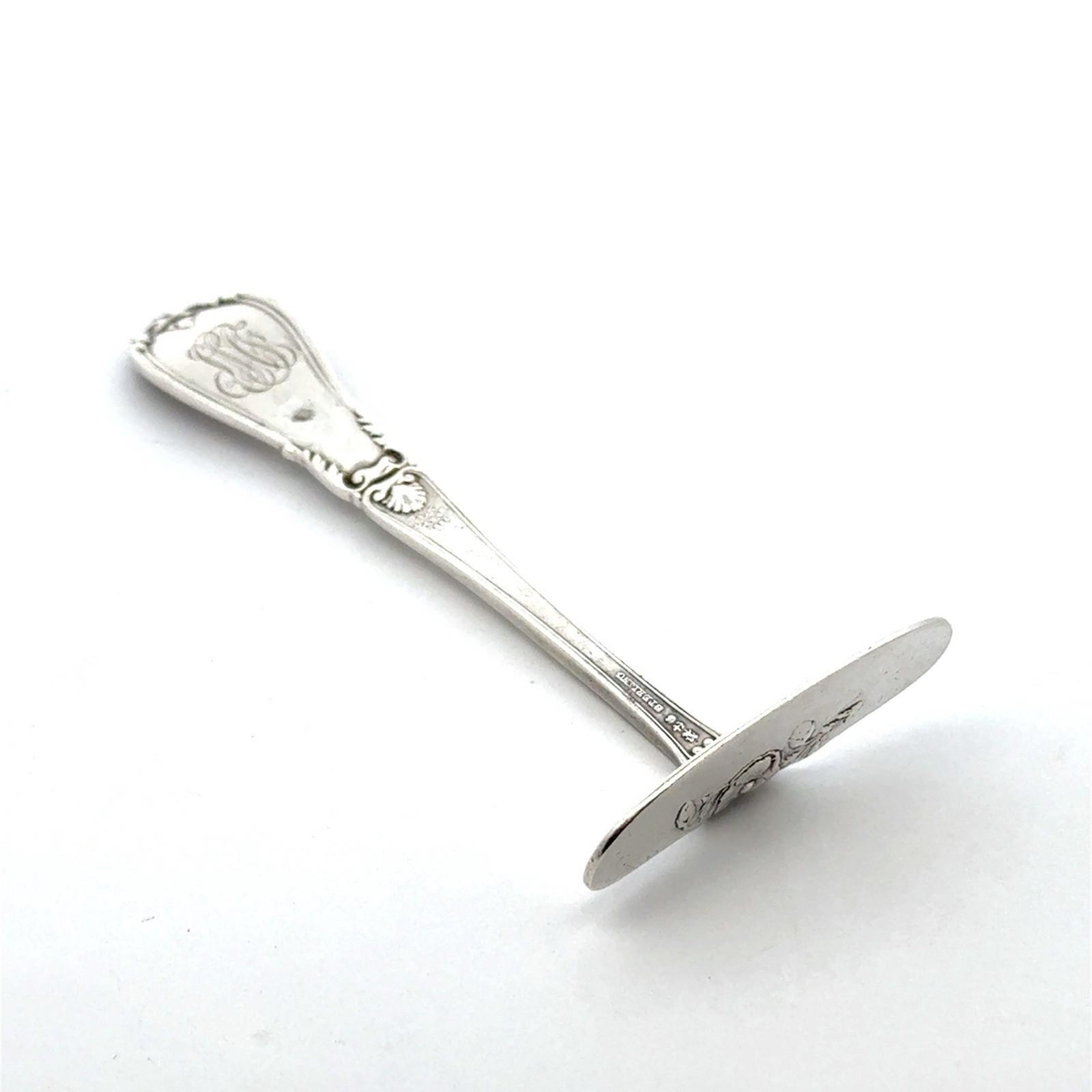Gorham Zodiac .925 Sterling Silver Baby Food Pusher, 24.7g - Image 3