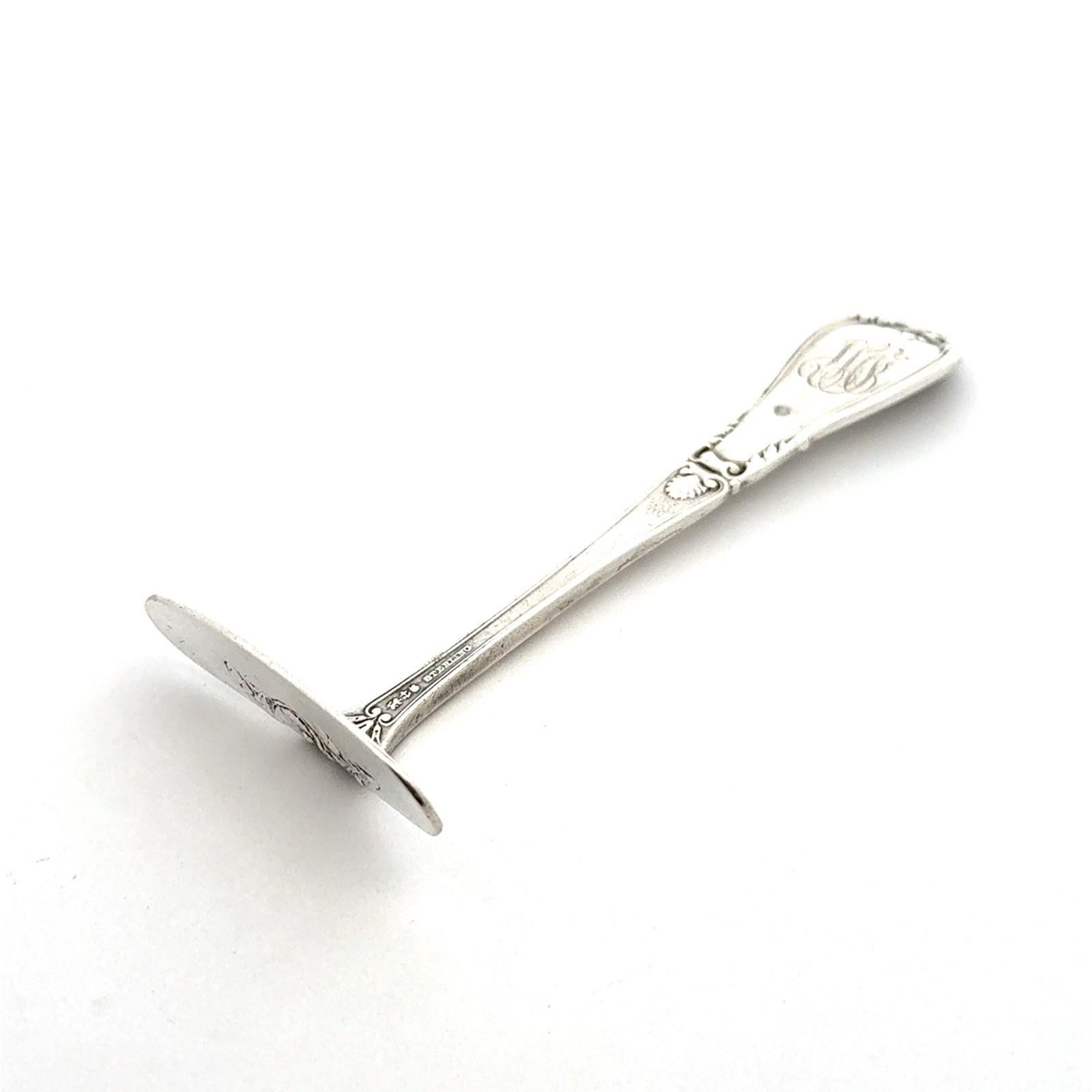 Gorham Zodiac .925 Sterling Silver Baby Food Pusher, 24.7g - Image 8