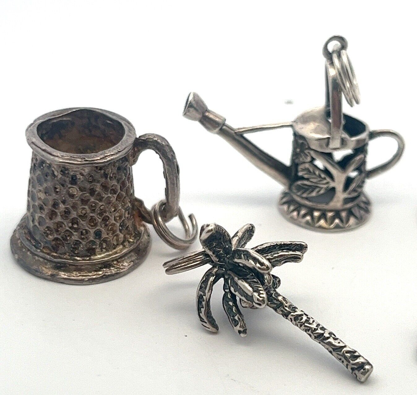 Lot of 6 Vintage Charms - 925 Sterling Silver - Total Weight: 24.4g - Image 2