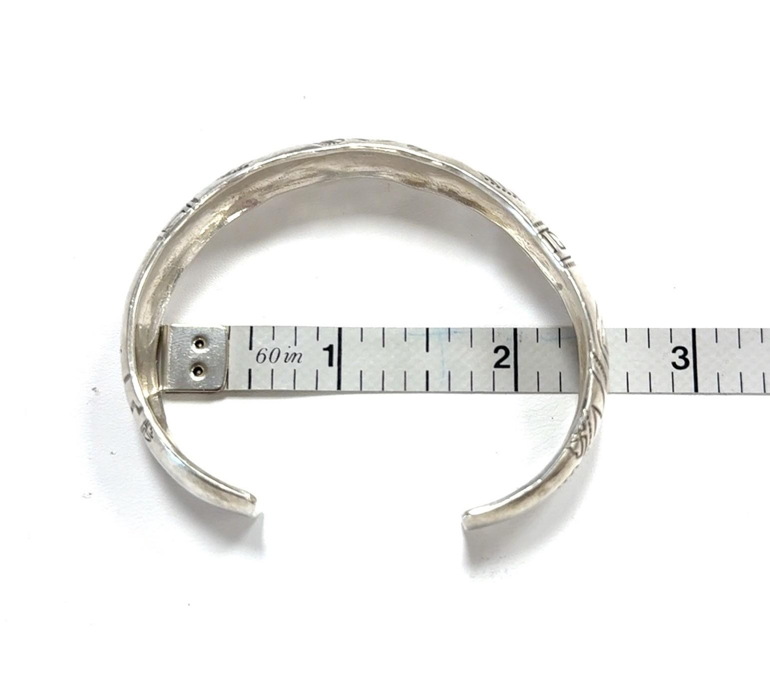 7” Sami Betonie 925 Sterling Silver Kokopelli Cuff Bracelet 25.3g - Image 11