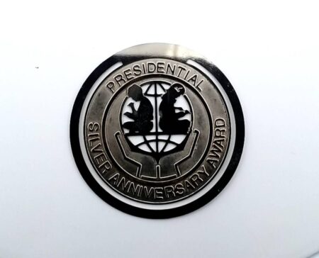 Gorham .925 Sterling Silver Presidential Anniversary Award Bookmark 5.6g