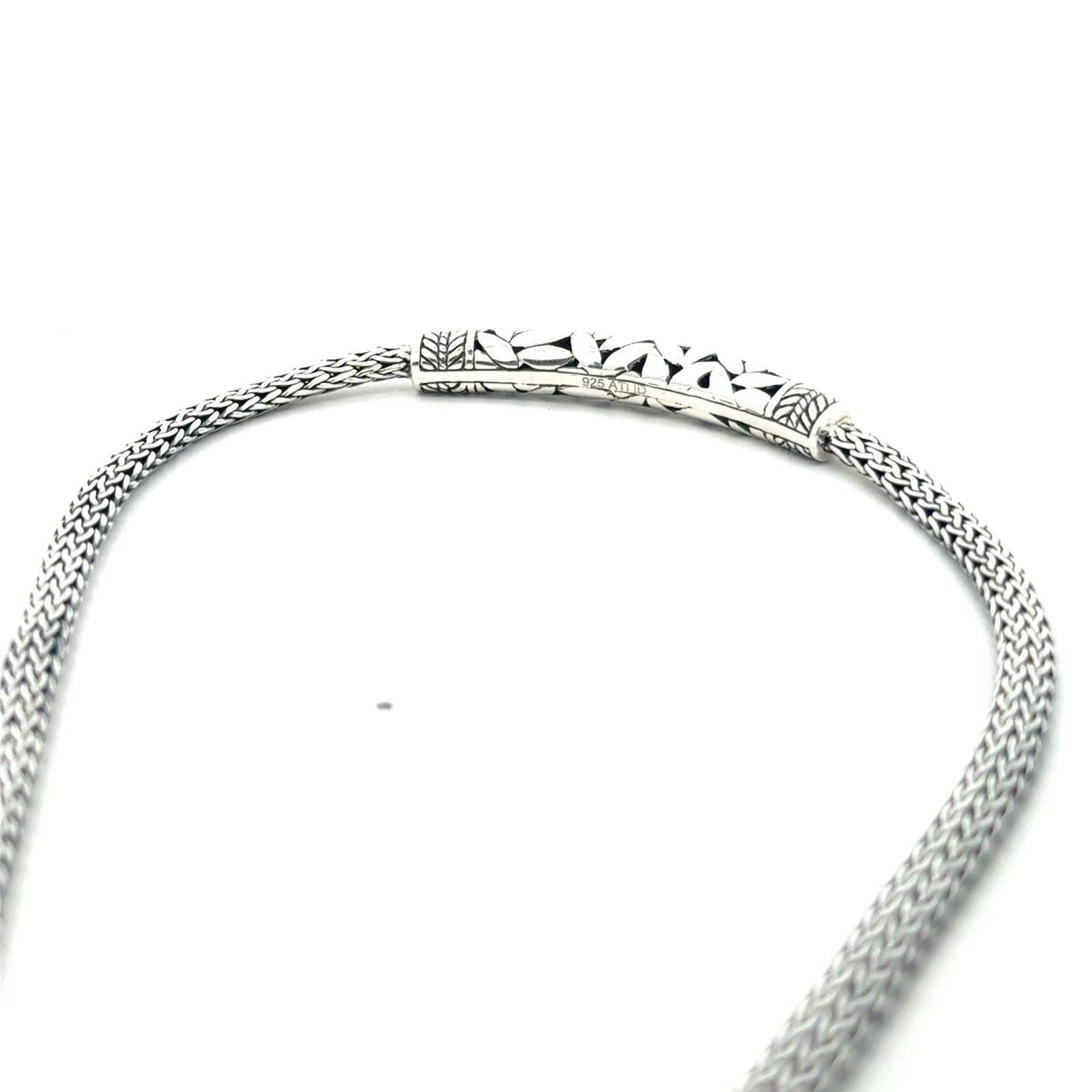 16-18” Annika Witt .925 Sterling Silver Woven Necklace, Adjustable, 35.0g - Image 7