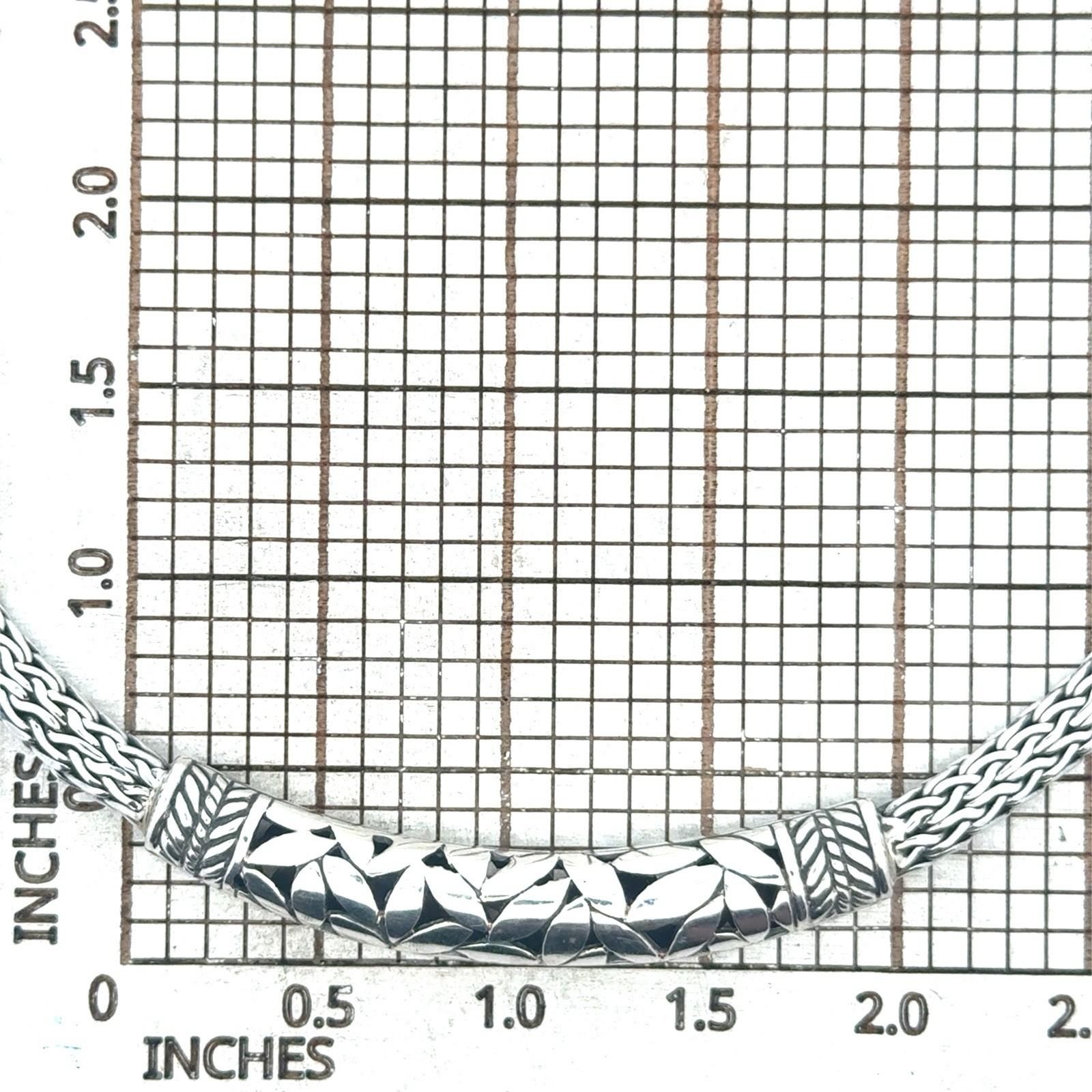 16-18” Annika Witt .925 Sterling Silver Woven Necklace, Adjustable, 35.0g - Image 10