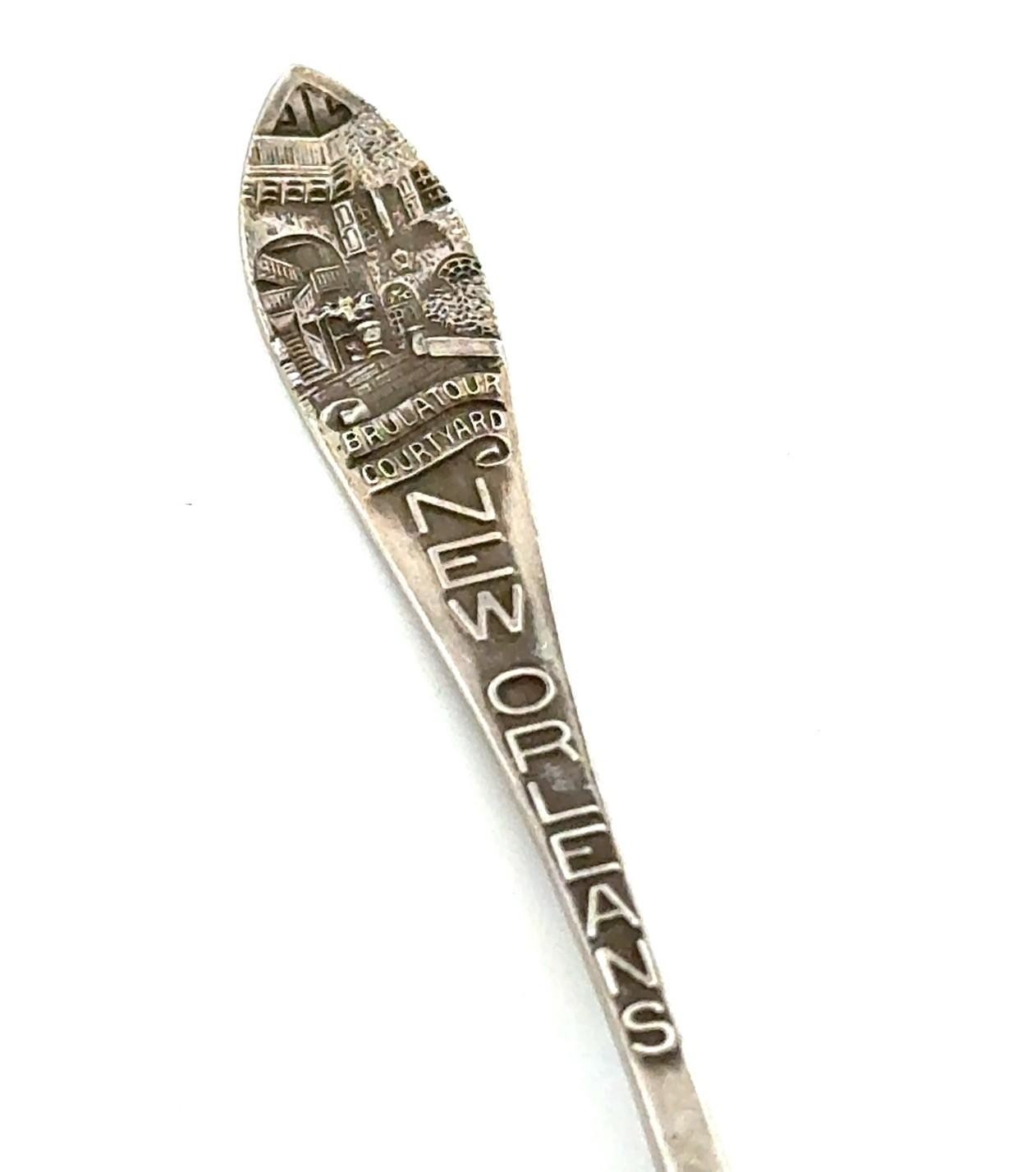 .925 Sterling Silver New Orleans Belarus Courtyard Souvenir Spoon, 7.7g - Image 3
