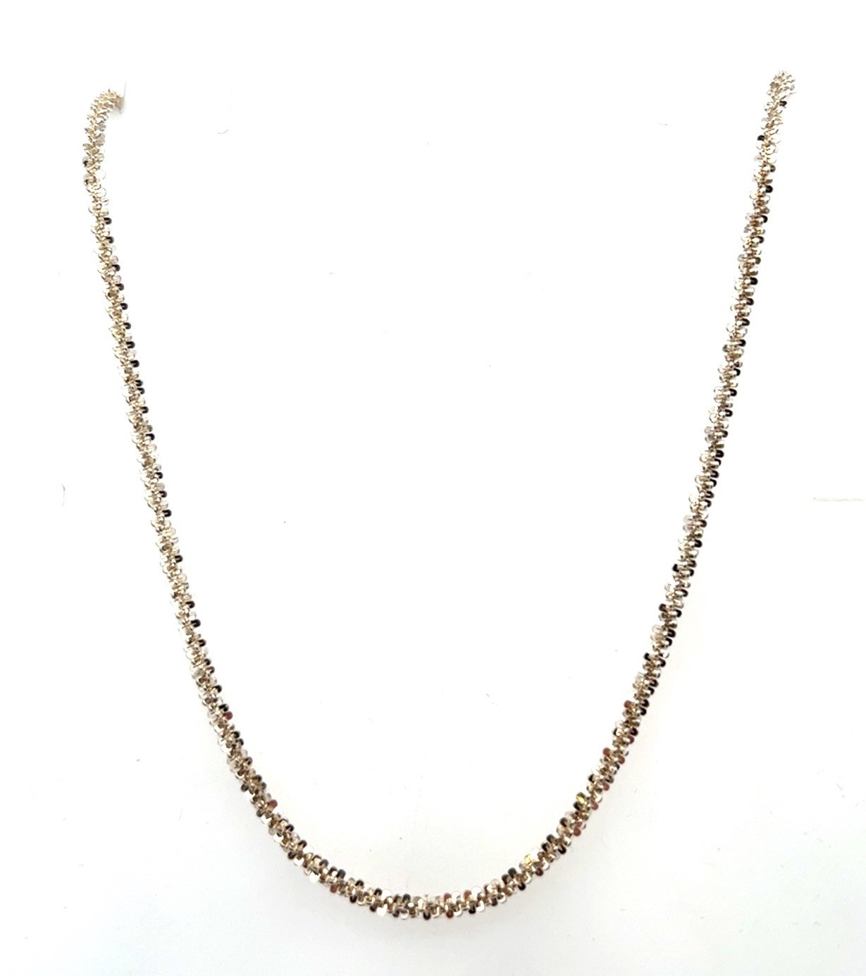 42” Milor Italy Diamond Cut Margarita Chain Necklace 19.5g
