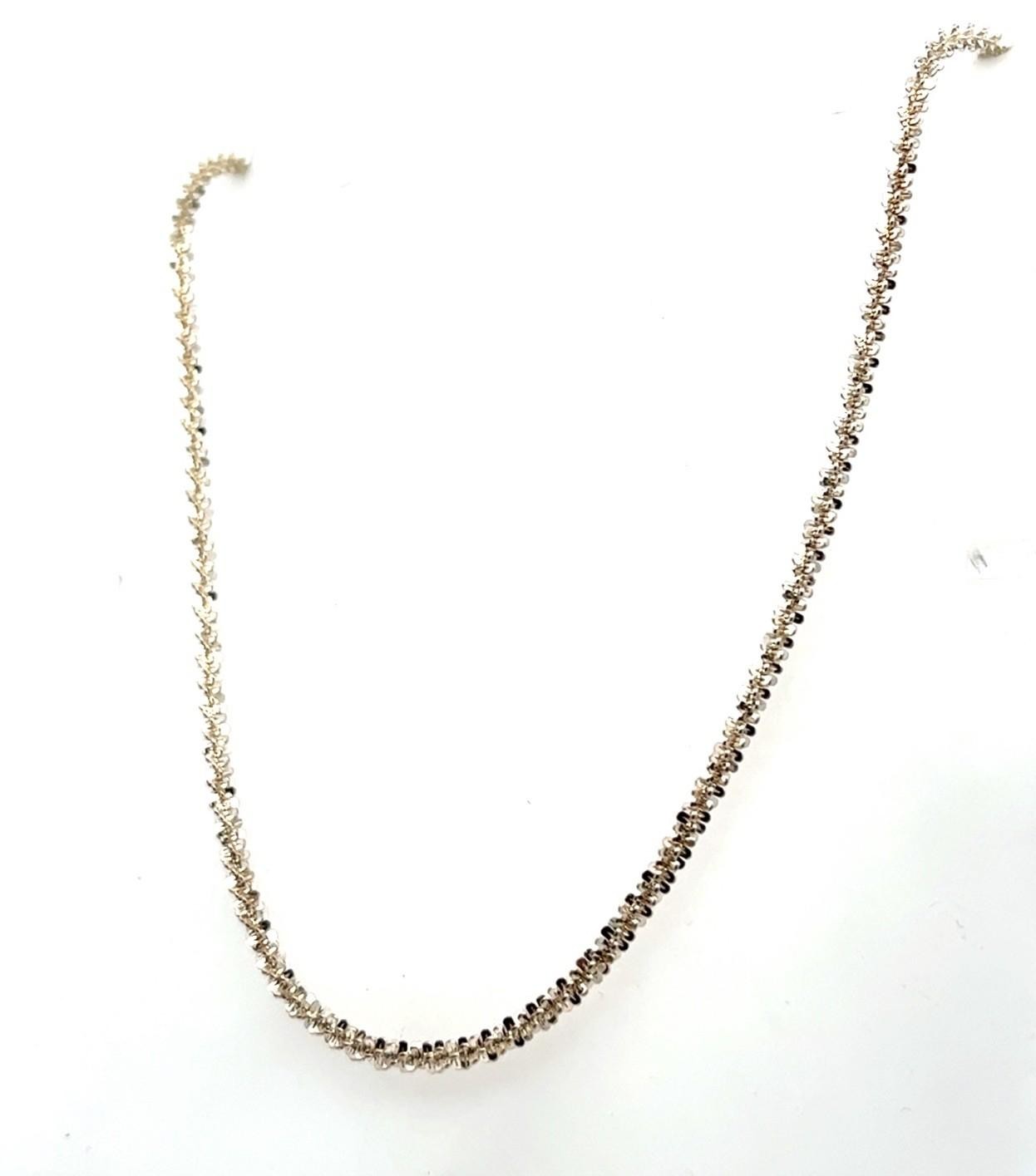 42” Milor Italy Diamond Cut Margarita Chain Necklace 19.5g - Image 2