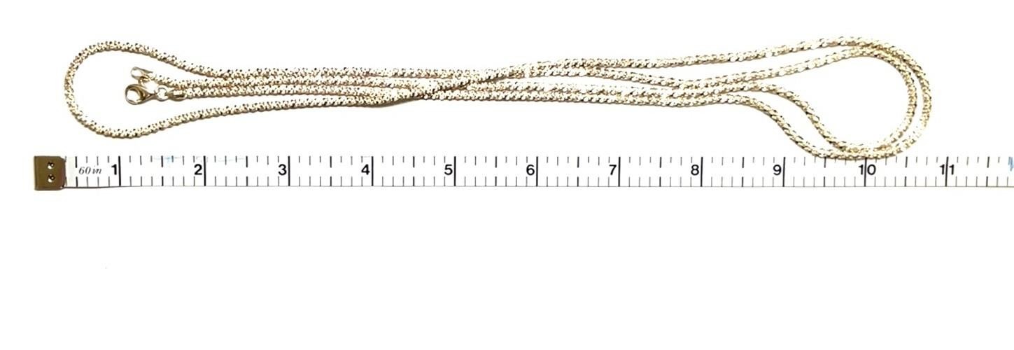 42” Milor Italy Diamond Cut Margarita Chain Necklace 19.5g - Image 6