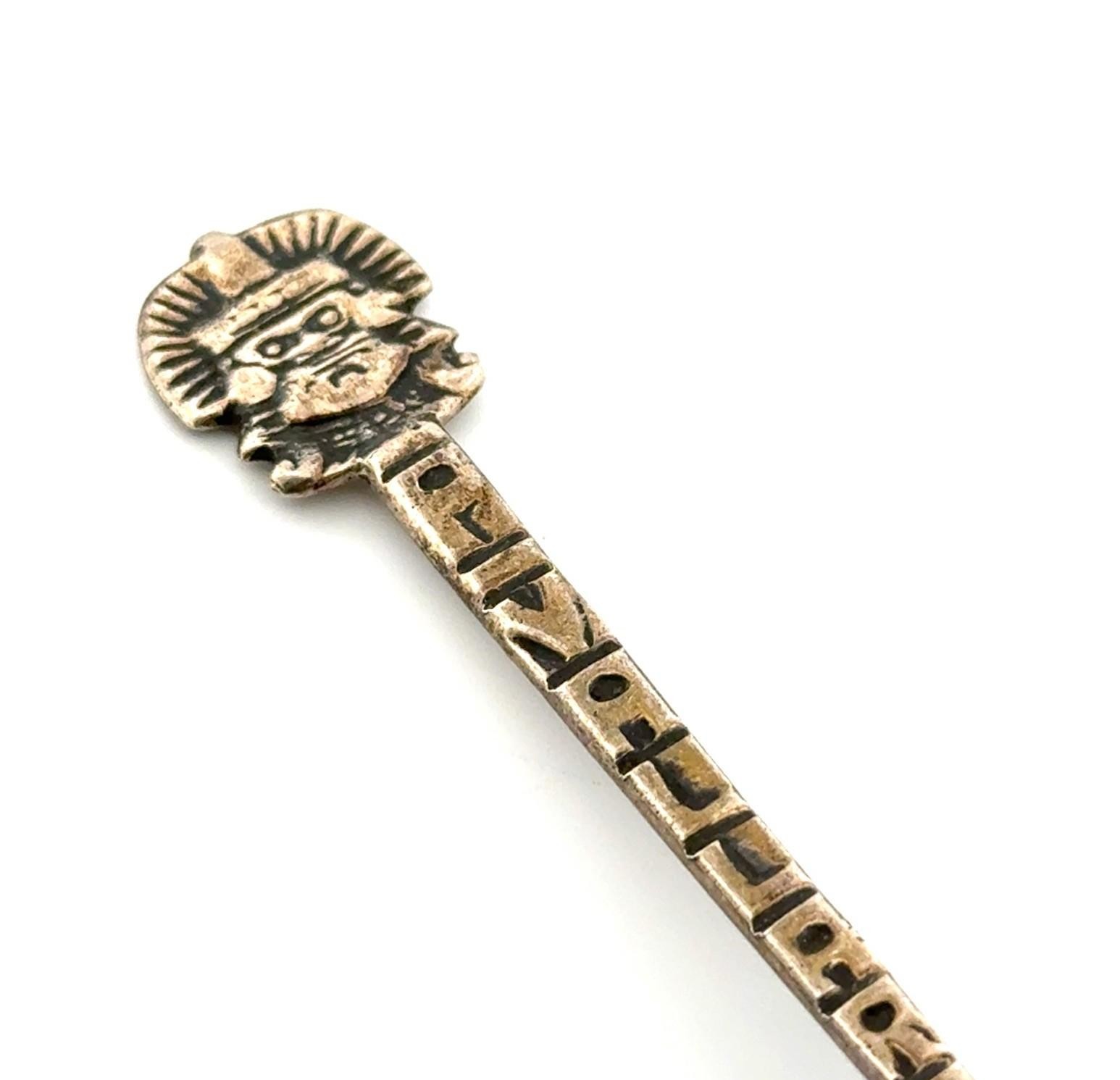 3.75” Vintage Mexico 925 Sterling Silver P. Vallarta Spoon 7.3g - Image 3