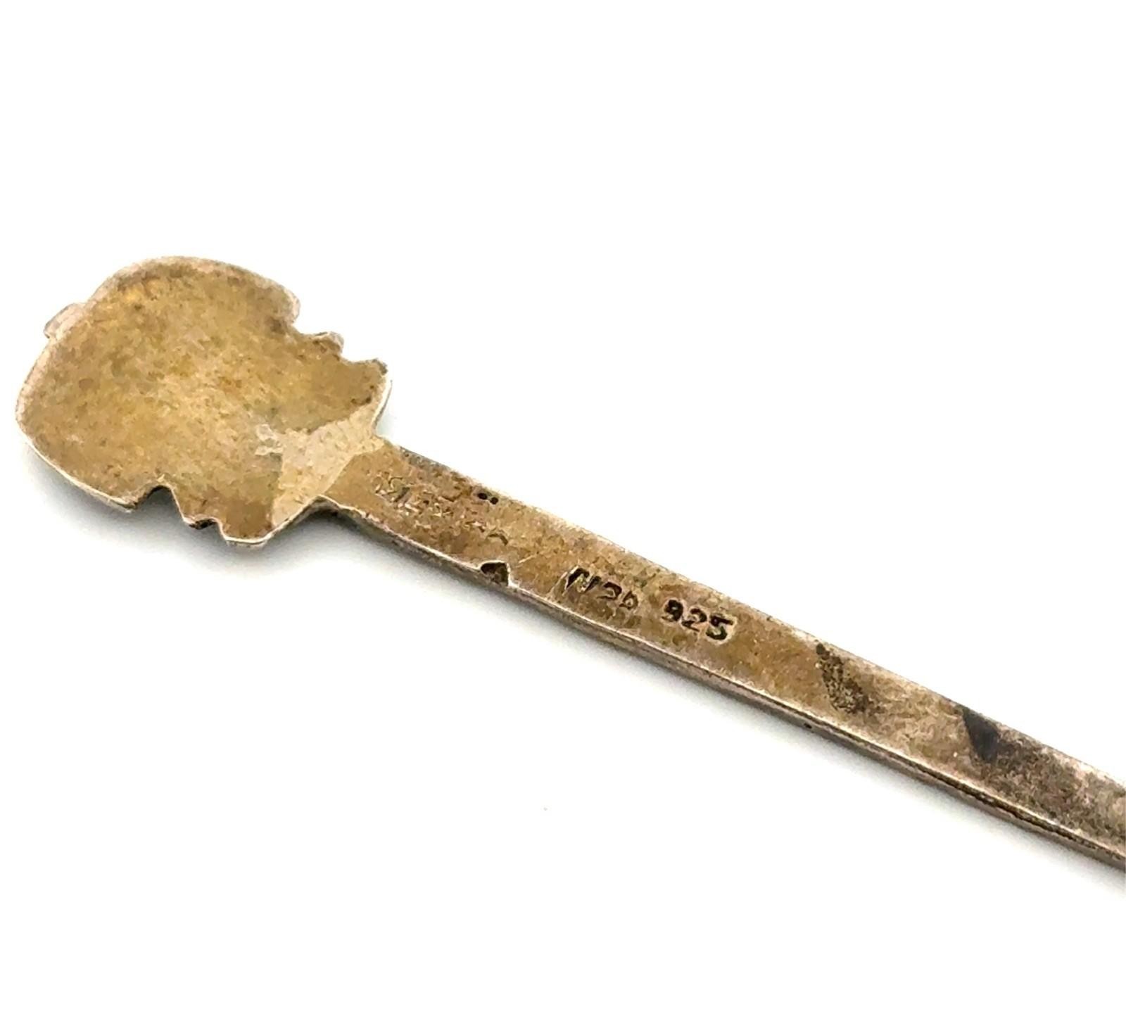 3.75” Vintage Mexico 925 Sterling Silver P. Vallarta Spoon 7.3g - Image 4