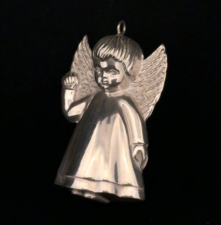 Vintage 925 Sterling Silver 3D Angel Pendant 17g