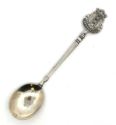 4.25” Vintage Amsterdam 925 Sterling Silver Souvenir Spoon 12.2g