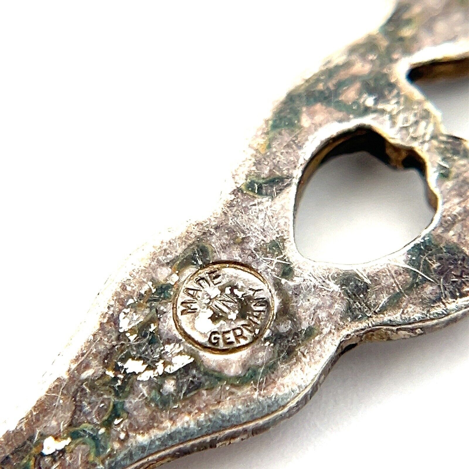 4.75” Order of The Eastern Star 925 Sterling Silver Spoon Made in Germany 12g - Image 8
