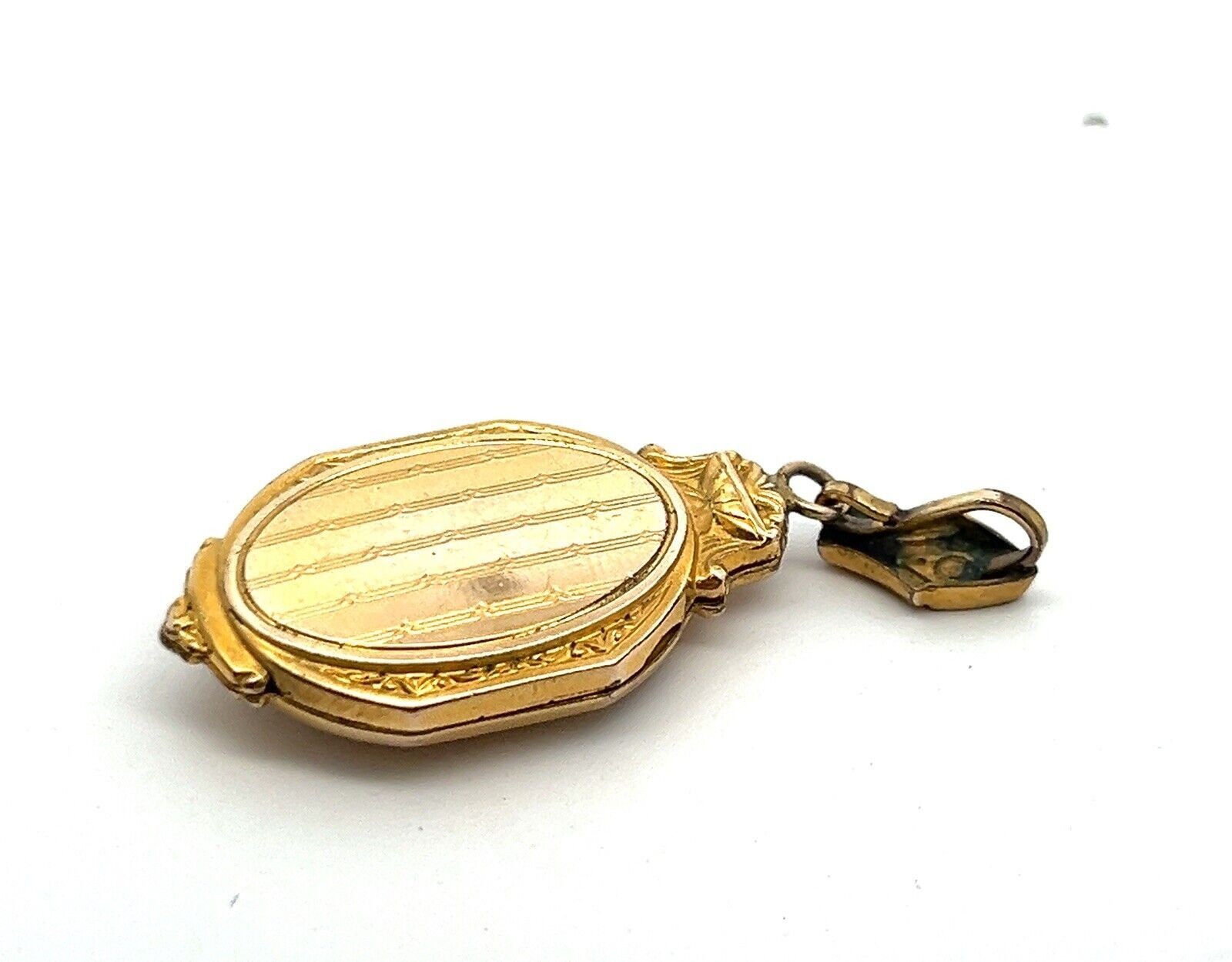 Antique 1/20 12k Gold Filled - Walter E. Hayward - Locket Pendant 7.3g - Image 5