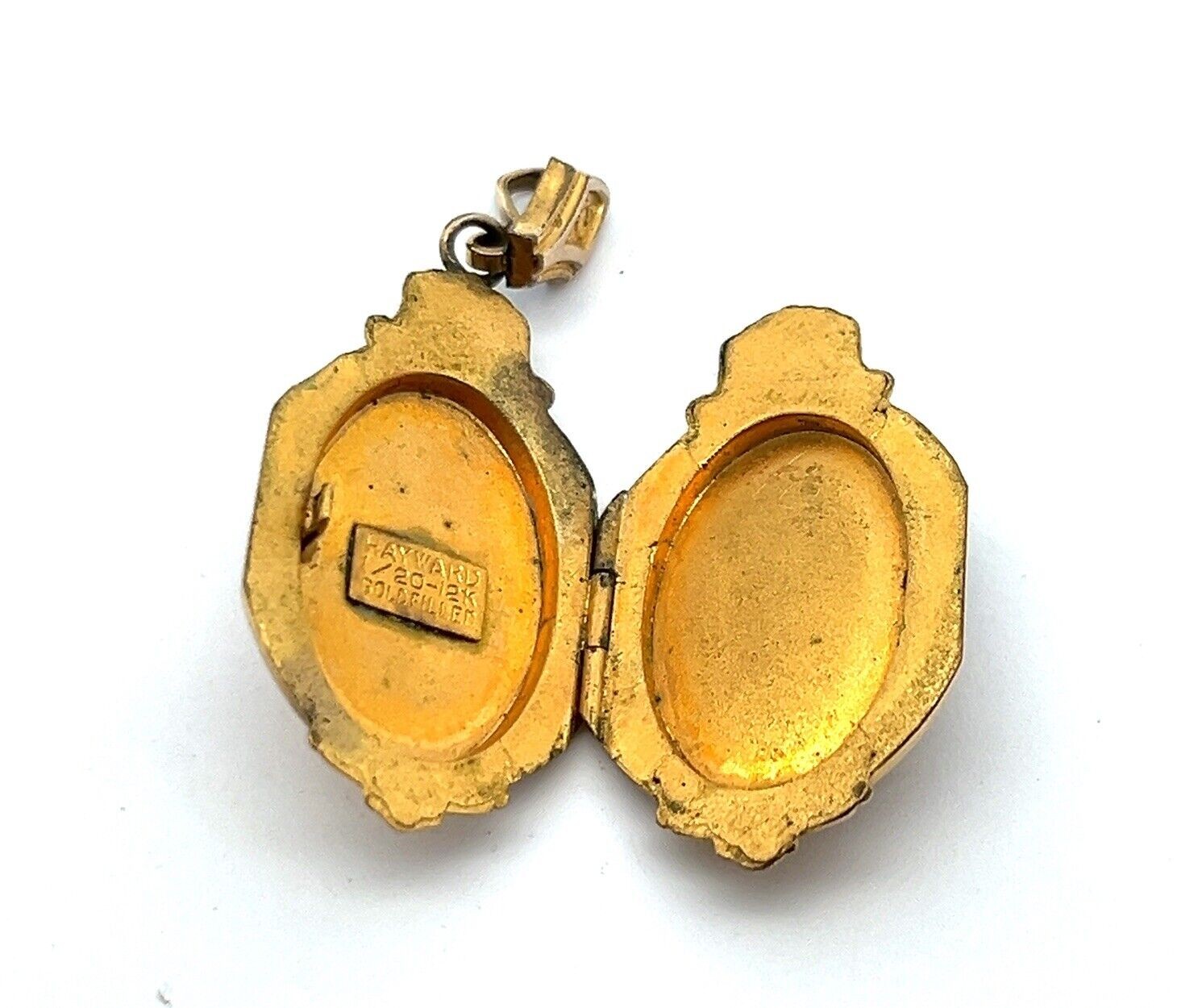 Antique 1/20 12k Gold Filled - Walter E. Hayward - Locket Pendant 7.3g - Image 6