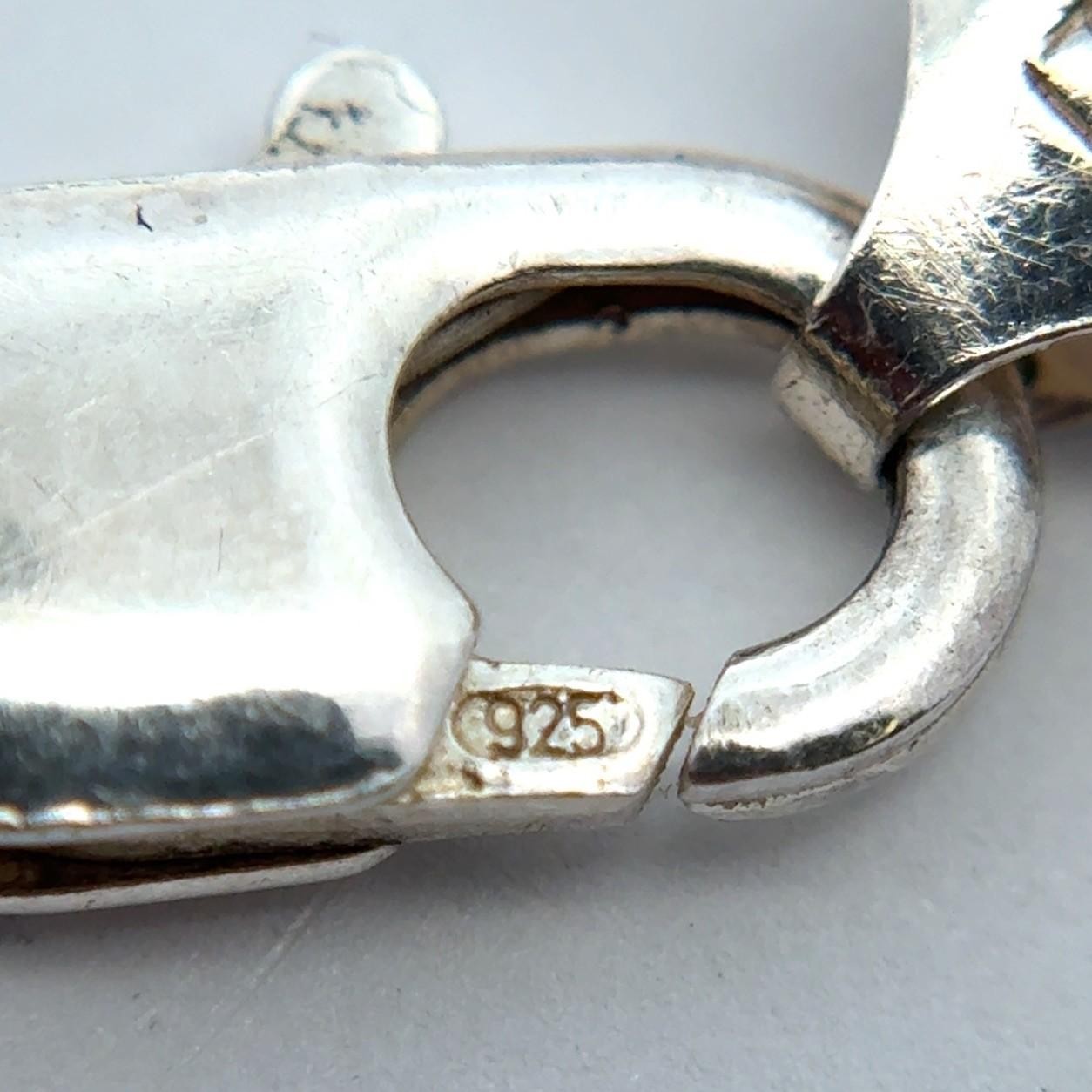 8” .925 Sterling Silver Cuban Link Bracelet, Made In Italy, 21.8g - Image 7