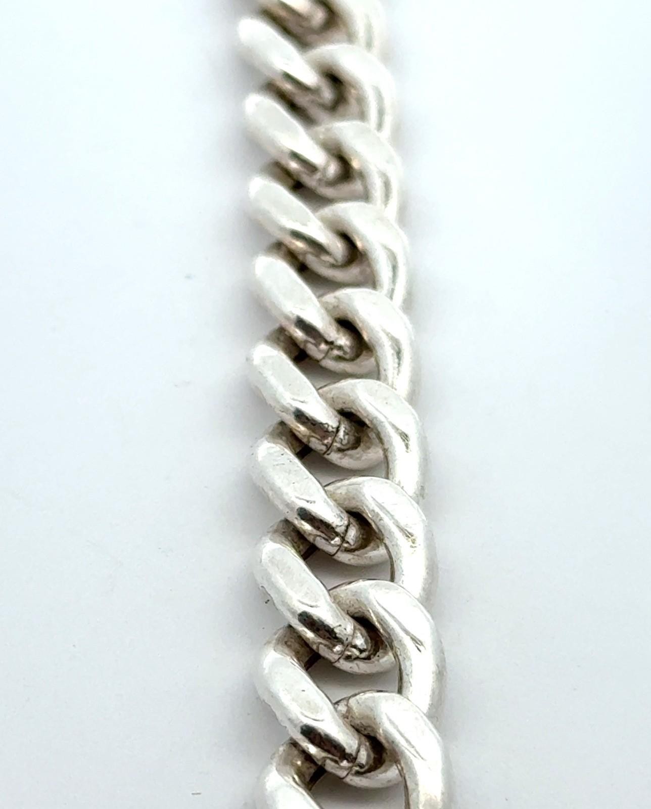 8” .925 Sterling Silver Cuban Link Bracelet, Made In Italy, 21.8g - Image 10