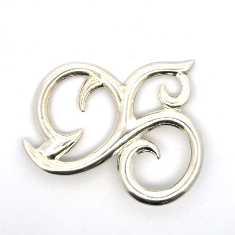 .925 Sterling Silver Pin, 10.2g